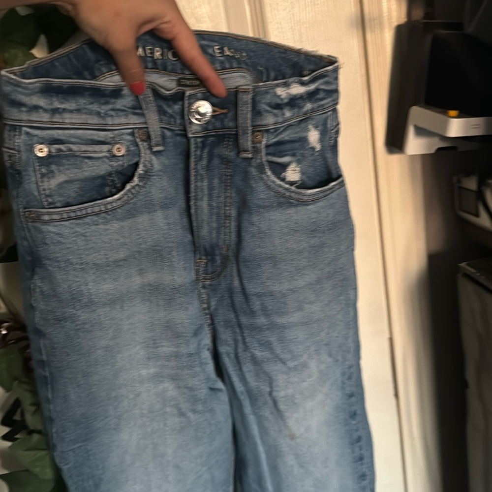 AE Highest rise 90s bf jeans